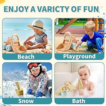 Amazon.co.jp: 砂場おもちゃ 砂遊びセット 19点入り ビーチ